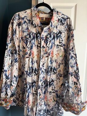 Robert Graham Multicolor Havana Street Scene Button-Up Shirt